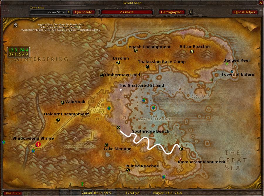 Azshara Map